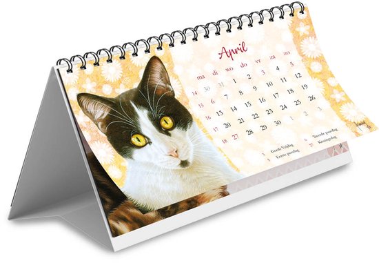 Franciens katten Desk Kalender 2026