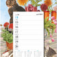 Franciens Katten Weeknotitie kalender 2024 op schild Dahlia’s