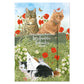 Franciens Katten Weeknotitie kalender 2024 op schild Klaproos