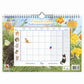 Franciens katten familieWEEKnotitiekalender oblong 2027