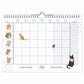 Franciens katten familieWEEKnotitiekalender oblong 2027