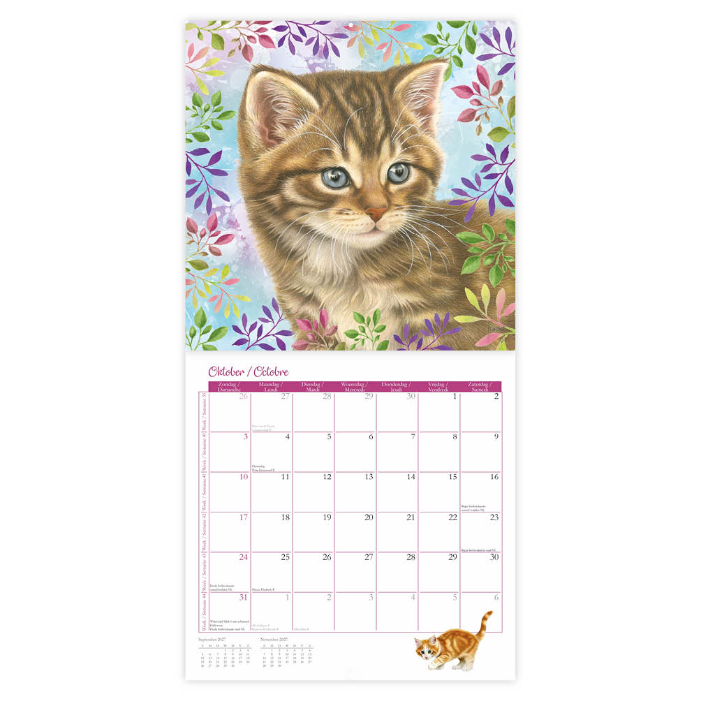 Franciens katten kalender 2027