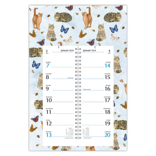 Franciens katten WEEKomleg 2024 op schild Cats & Bugs