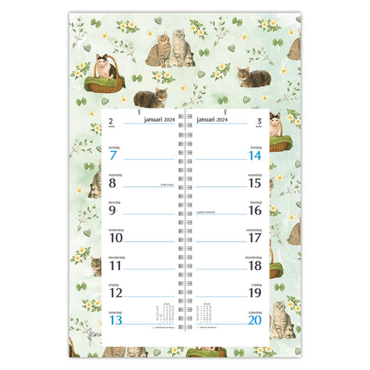 Franciens katten WEEKomleg 2024 op schild Lovely Green