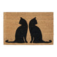 Katten deurmat kokos “Cat Duo” 80x50 cm