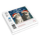 Katten kerstkaarten 10 stuks | Kat met kerstmuts – Twee kittens IJskristallen