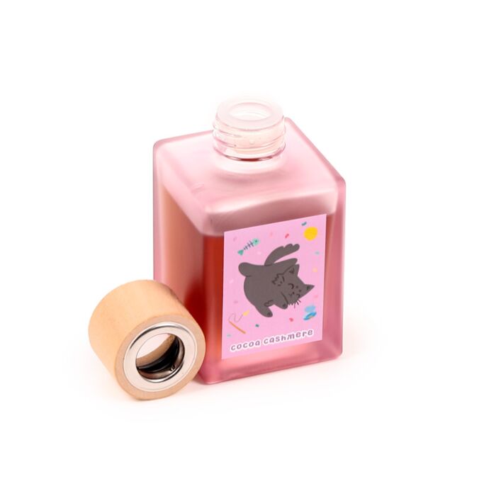 Kat geurstokjes – Cacao & Kasjmier huisparfum – Vegan & Huisdiervriendelijk