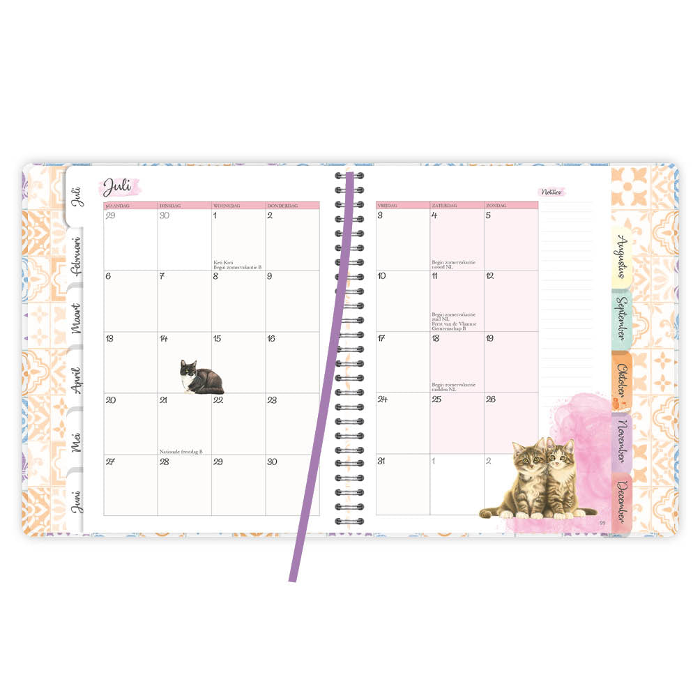 Franciens katten Weekplanner Frits 2026