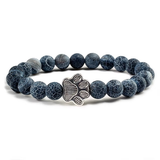 Kralen armband met kattenpootje | Black Weathering