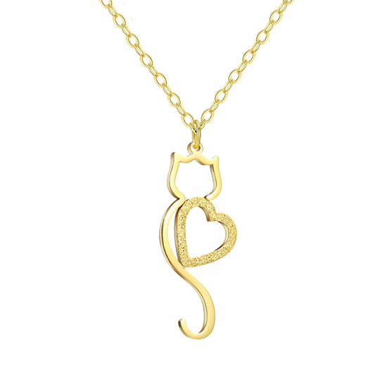 Katten ketting goud "Kattenstaart"