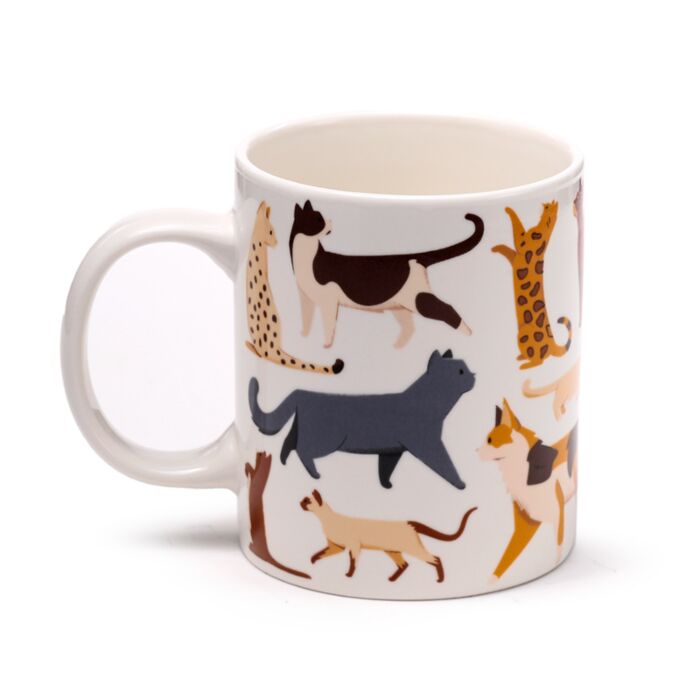 Katten mok met raskatten | Inclusief cadeaudoosje