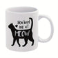 Kattenmok zwarte kat “You had me at Meow
