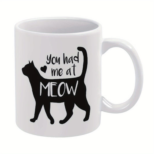 Kattenmok zwarte kat “You had me at Meow