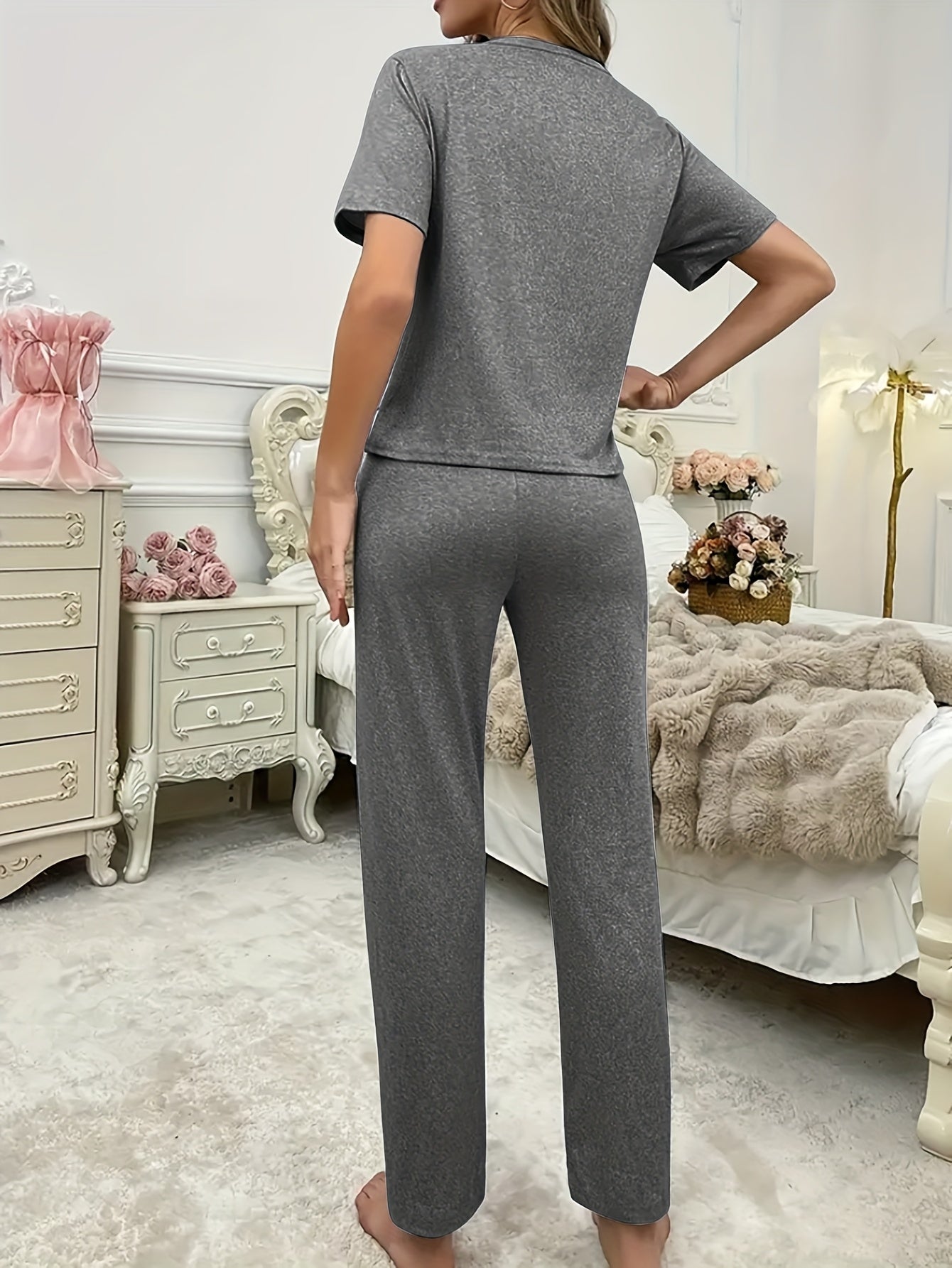 Katten pyjama 3-delig grijs “Zoet Snoetje” | PRE-ORDER