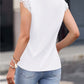 Katten t-shirt “kat Silhouet” met kant – Wit | PRE-ORDER