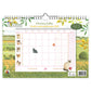 FamilieWEEKnotitiekalender Franciens katten oblong 2025