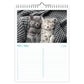 Katten verjaardagskalender A4