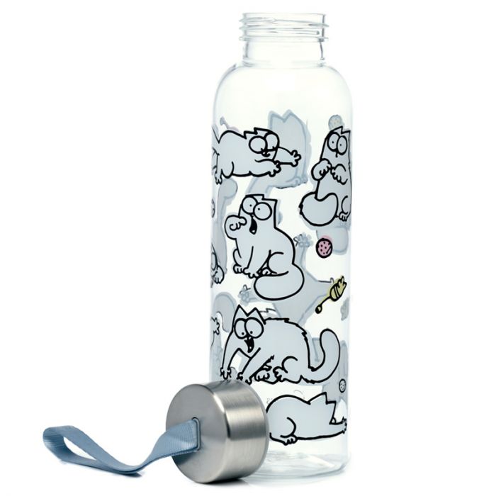 Simon's Cat Breukbestendige BPA vrije Waterfles met draaidop