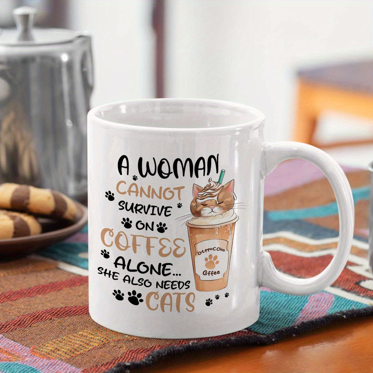 Katten koffiemok voor vrouwen die houden van koffie en katten - OP=OP