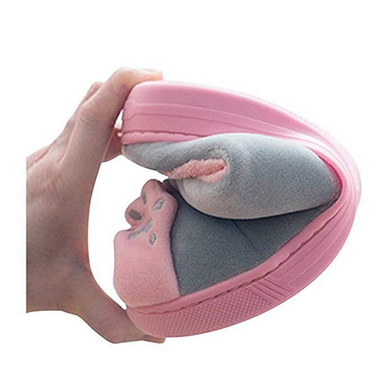 Katten pantoffels met antislip zolen | Grijs