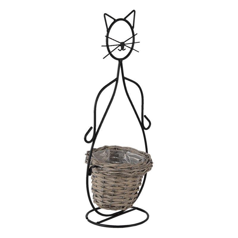 The Happy Cat Shop | Katten plantenbak / plantenhouder "De eigenwijze kat"
