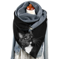 Katten wikkelsjaal "Tuxedo Kat"