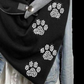 The Happy Cat Shop | Katten wikkelsjaal witte kattenpootjes
