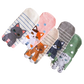 Katten sneakersokken 5 paar met verschillende katten, strepen en stippen