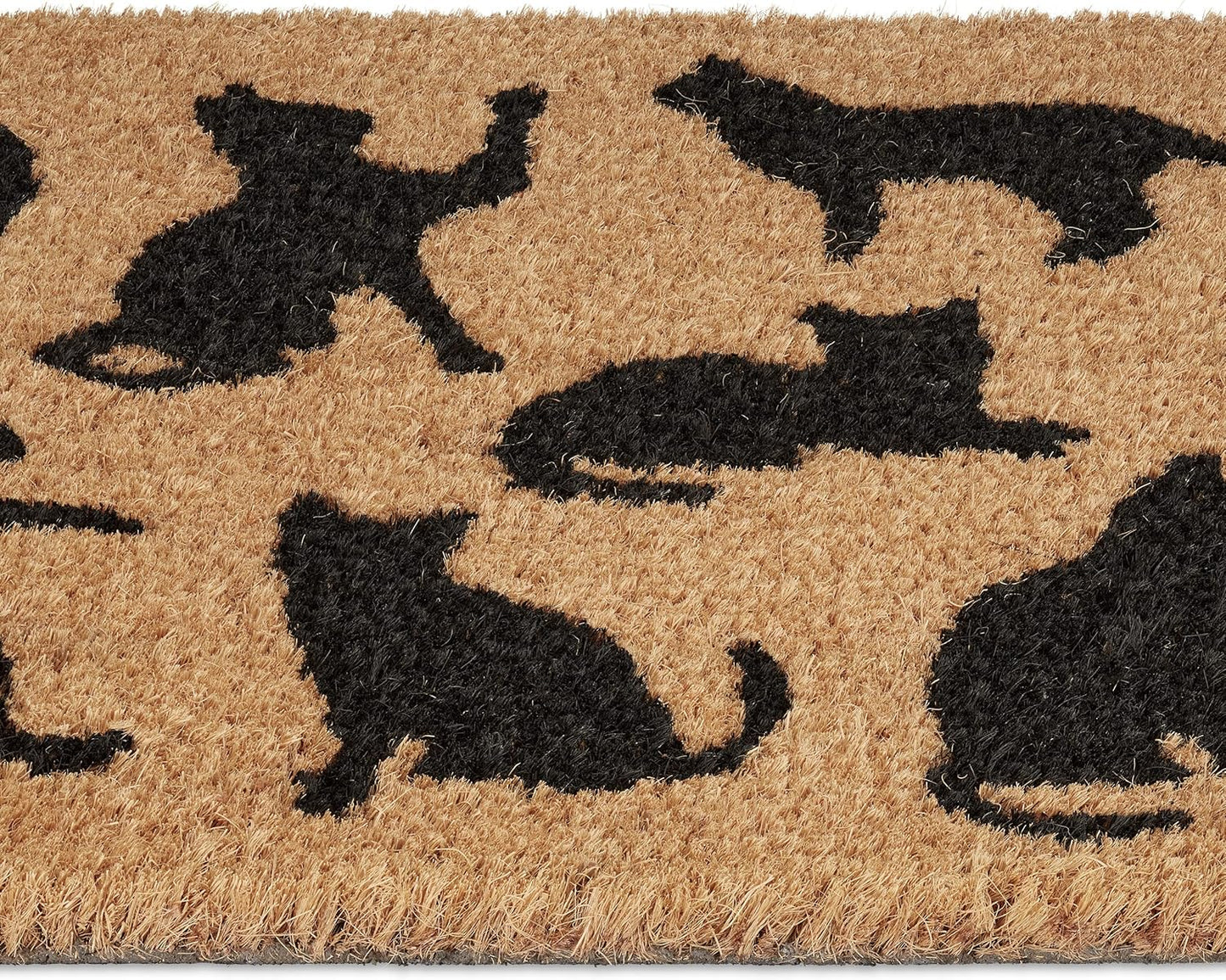 Deurmat katten silhouetten
