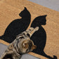 Katten deurmat kokos “Cat Duo”