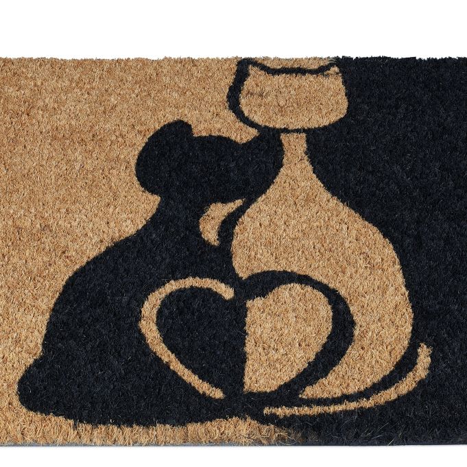 Katten deurmat kokos "Lovely Cats"