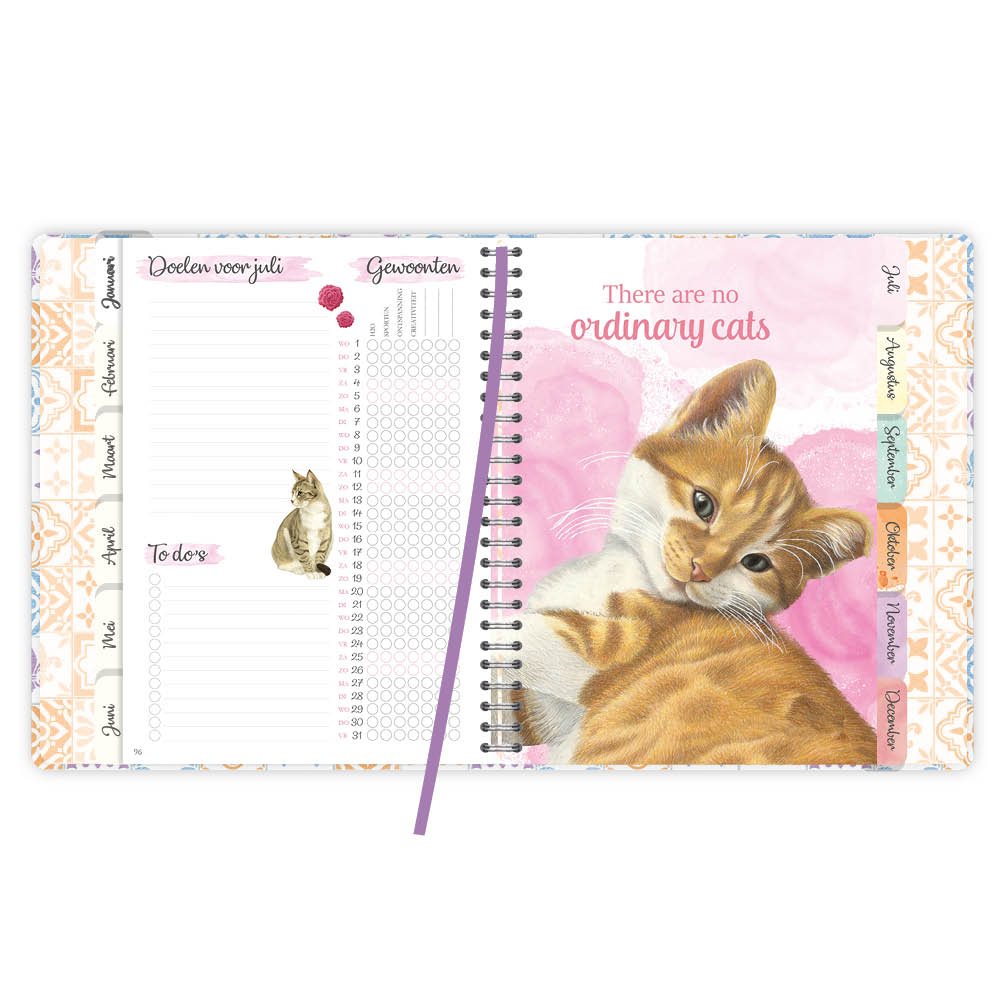 Franciens katten Weekplanner Frits 2026