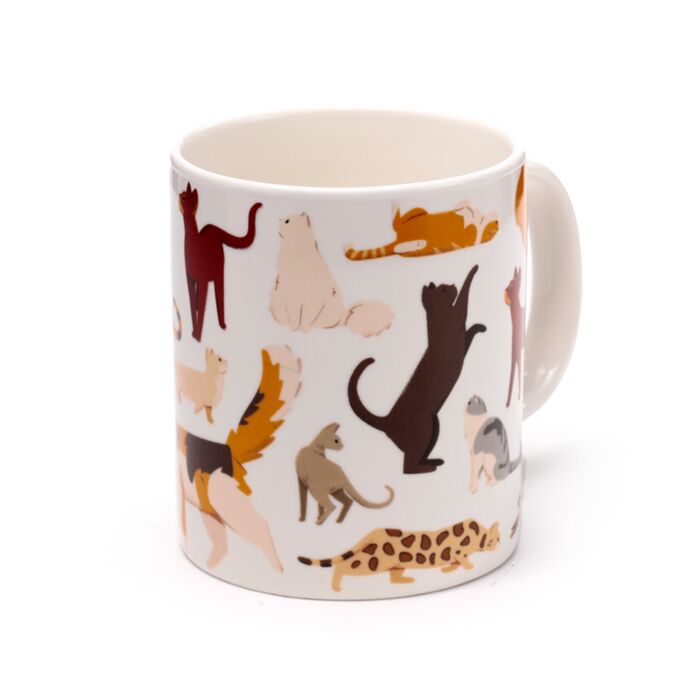 Katten mok met raskatten | Inclusief cadeaudoosje