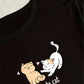 Katten pyjama set 3-delig zwart “Cute Cat” | PRE-ORDER