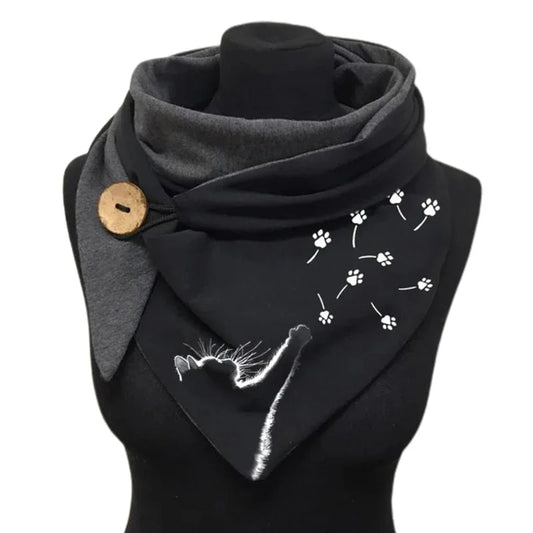 The Happy Cat Shop | Katten wikkelsjaal "Paw in the air"🐾