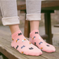Katten sneaker sokken 5 paar “Kattenkoppen”
