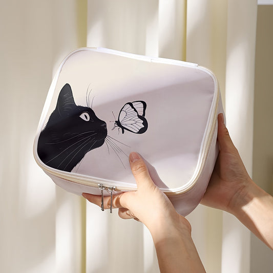 Toilettas kat en vlinder | PRE-ORDER