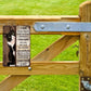 Wandbord metaal Tuxedo kat “I am your friend”