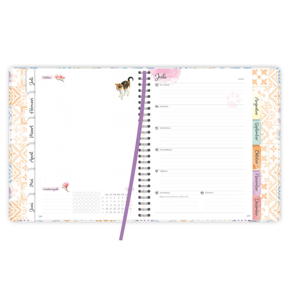 Franciens katten Weekplanner Frits 2026