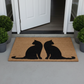 Katten deurmat kokos “Cat Duo” 80x50 cm