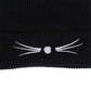 The Happy Cat Shop | Black Cat beanie/muts | Zwart