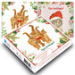 Katten kerstkaarten 10 stuks | Kat met kerstmuts – kat met strikje