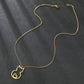 Ketting hart in kat goud "Charmy"