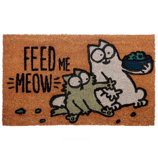The Happy Cat Shop | Katten deurmat Simon's Cat “Feed me meow”