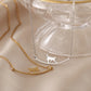 Ketting goudkleurig “Kat in balans”