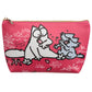 The Happy Catshop | Katten toilettas fuchsia | Simon's Cat & vriendje
