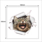 Katten muursticker Cyperse kat - Miaaauuuww afmeting