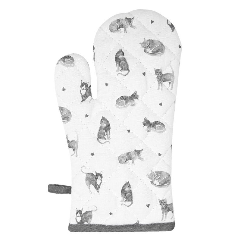 The Happy Cat Shop | Ovenhandschoen grijze katten