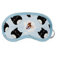 Katten reiskussen & slaapmasker set | Lichtblauw