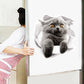 Katten sticker 3D brits korthaar blauw - Huhhh me